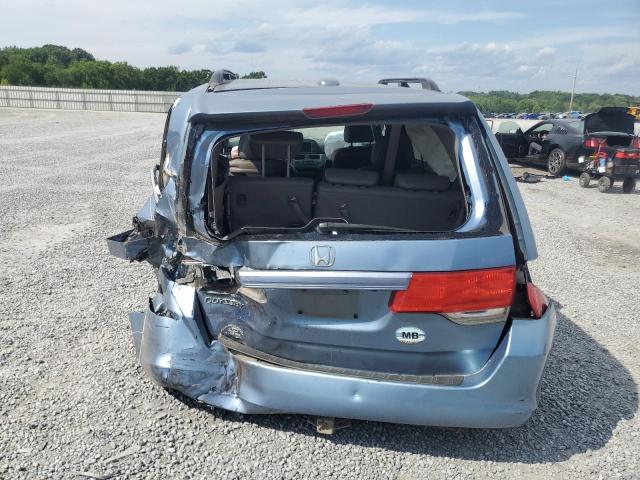 5FNRL3H70AB088973 - 2010 HONDA ODYSSEY EXL BLUE photo 6