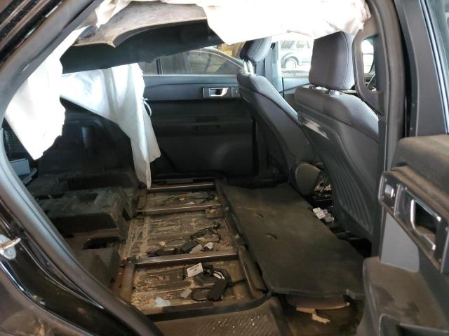 1FM5K8AW7LGB84989 - 2020 FORD EXPLORER POLICE INTERCEPTOR BLACK photo 10