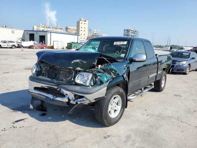 5TBRT341XYS001127 - 2000 TOYOTA TUNDRA ACCESS CAB 绿色 照片 2