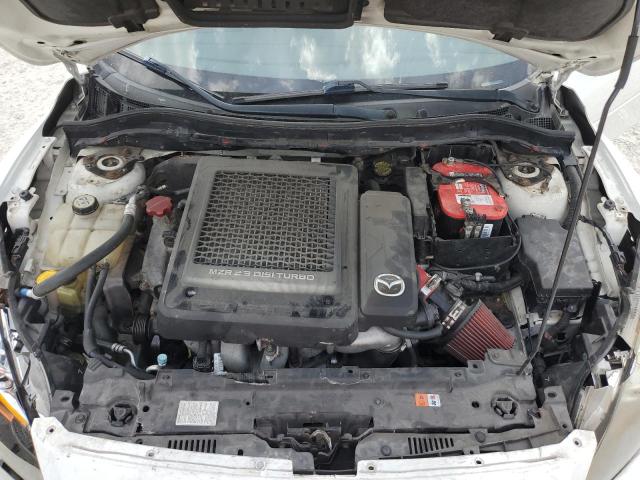 JM1BL1L31D1717664 - 2013 MAZDA SPEED 3 WHITE photo 11