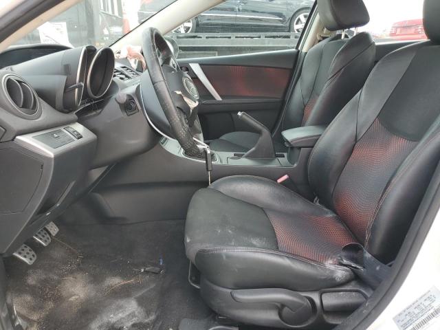 JM1BL1L31D1717664 - 2013 MAZDA SPEED 3 WHITE photo 7