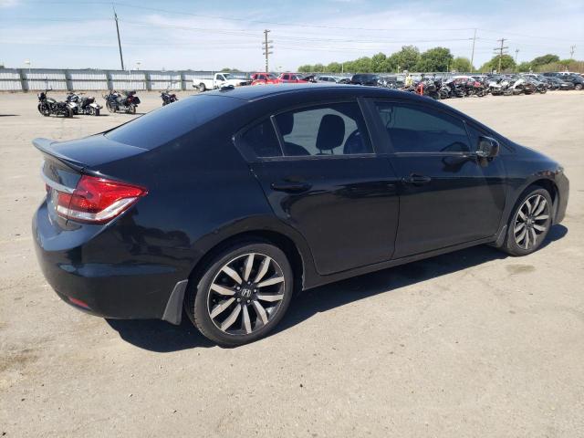 2HGFB2F90FH531890 - 2015 HONDA CIVIC EXL შავი ფოტო 3