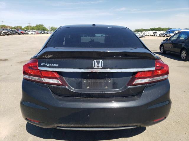 2HGFB2F90FH531890 - 2015 HONDA CIVIC EXL შავი ფოტო 6