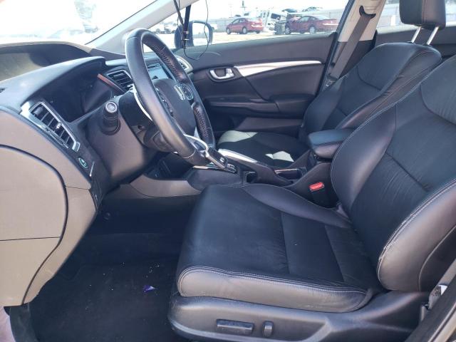 2HGFB2F90FH531890 - 2015 HONDA CIVIC EXL შავი ფოტო 7