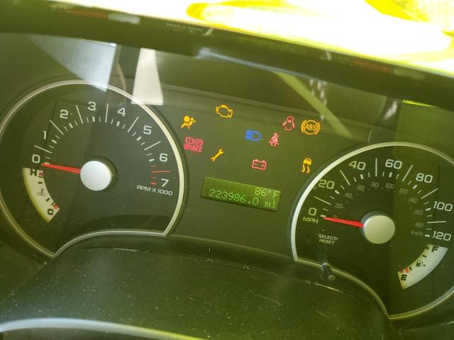 1FMEU73E19UA11004 - 2009 FORD EXPLORER XLT წითელი ფოტო 9