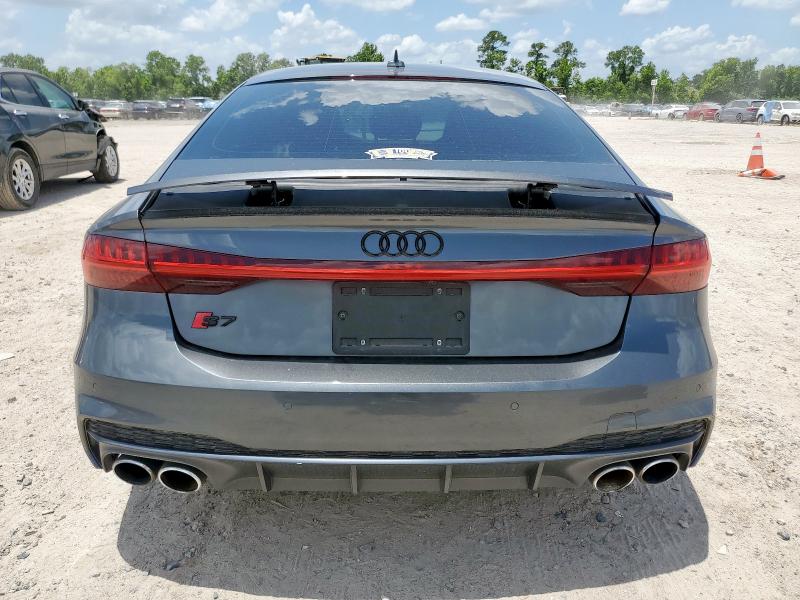 WAUSFBF25MN079151 - 2021 AUDI S7 PRESTIGE GRAY photo 6