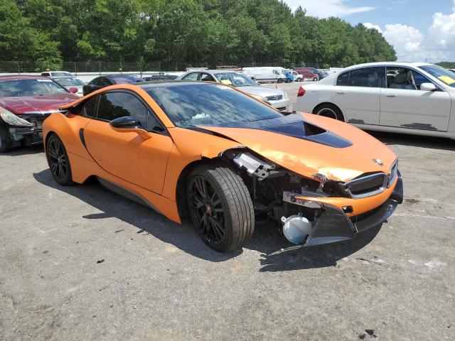 WBY2Z2C55FV391447 - 2015 BMW I8 ORANGE photo 4