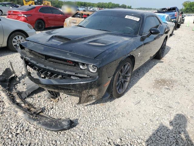 2C3CDZFJ2NH182345 - 2022 DODGE CHALLENGER R/T SCAT PACK BLACK photo 1