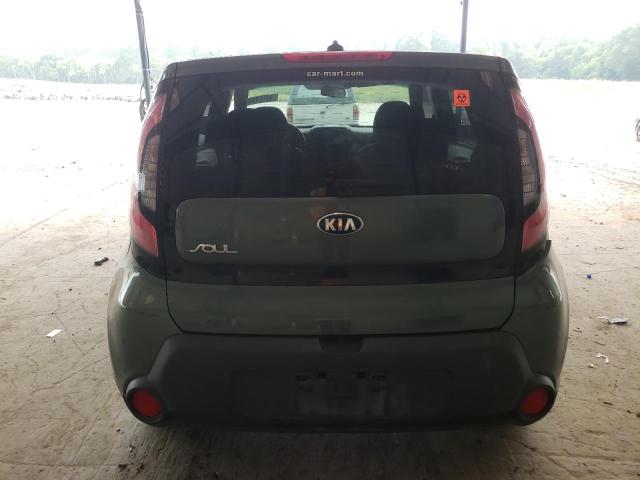 KNDJN2A23E7021988 - 2014 KIA SOUL GREEN photo 6