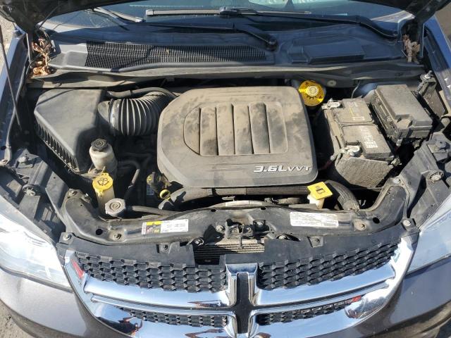 2C4RDGCG0JR267496 - 2018 DODGE GRAND CARA SXT BLACK photo 12