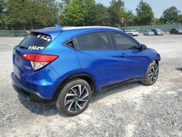 3CZRU6H1XKG700385 - 2019 HONDA HR-V SPORT BLUE photo 3