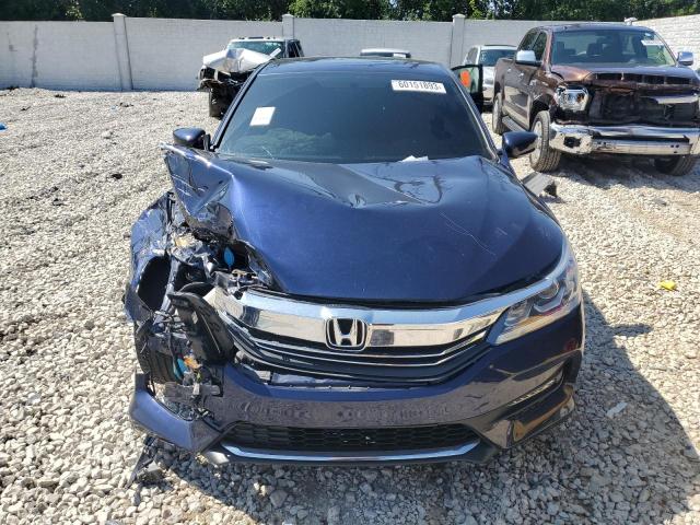 1HGCR2F53GAQ85861 - 2016 HONDA ACCORD SPORT BLUE photo 5