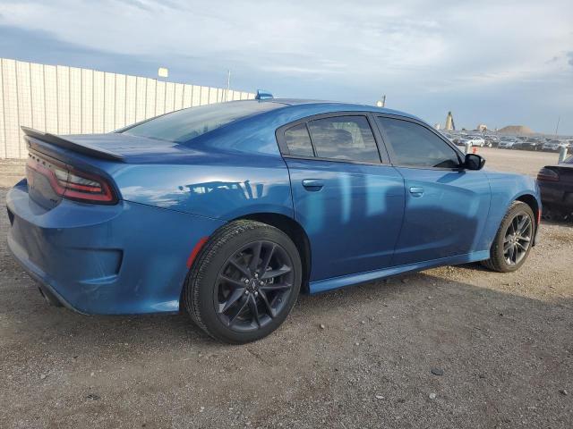 2C3CDXMGXMH613427 - 2021 DODGE CHARGER GT BLUE photo 3