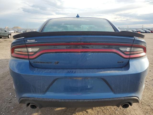 2C3CDXMGXMH613427 - 2021 DODGE CHARGER GT BLUE photo 6