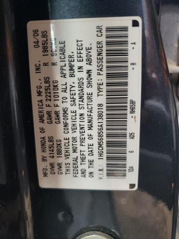 1HGCM56856A138018 - 2006 HONDA ACCORD EX GRAY photo 13