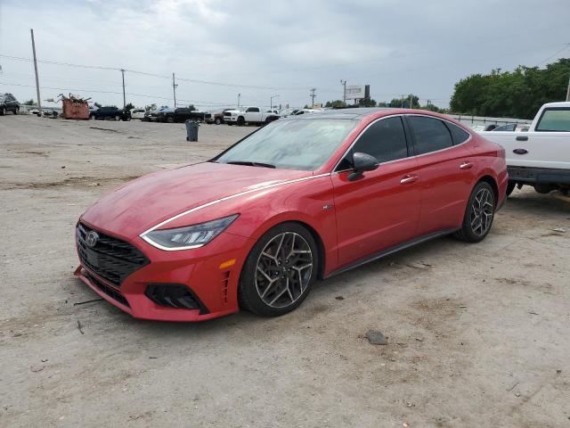 5NPEK4JC7MH126901 - 2021 HYUNDAI SONATA N LINE RED photo 1