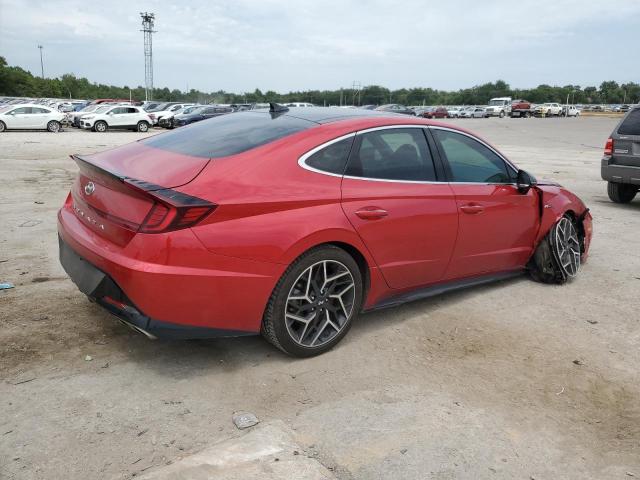 5NPEK4JC7MH126901 - 2021 HYUNDAI SONATA N LINE RED photo 3