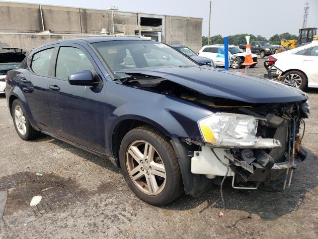 1C3CDZCBXEN146083 - 2014 DODGE AVENGER SXT BLUE photo 4