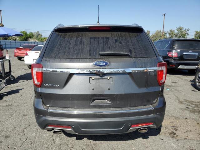 1FM5K7F83JGB11281 - 2018 FORD EXPLORER LIMITED CHARCOAL photo 6