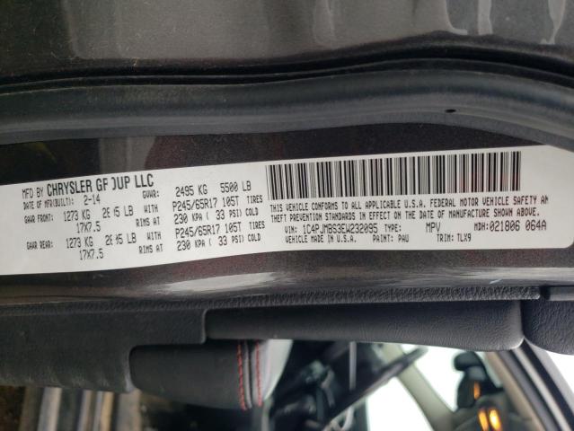 1C4PJMBS3EW232095 - 2014 JEEP CHEROKEE TRAILHAWK GRAY photo 12