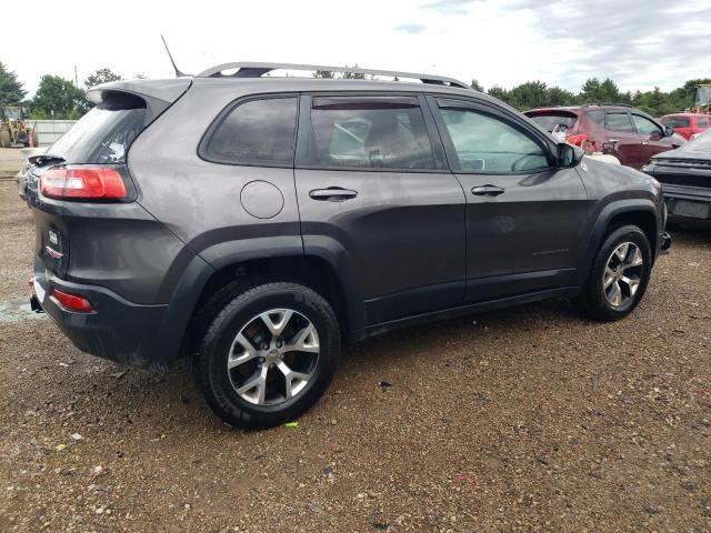 1C4PJMBS3EW232095 - 2014 JEEP CHEROKEE TRAILHAWK GRAY photo 3