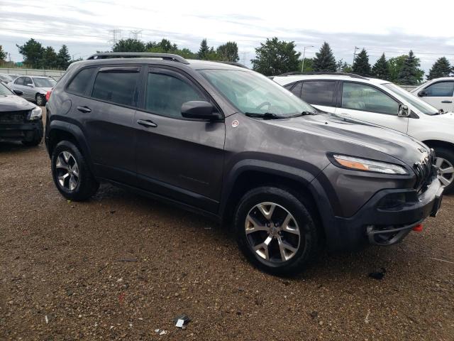 1C4PJMBS3EW232095 - 2014 JEEP CHEROKEE TRAILHAWK GRAY photo 4