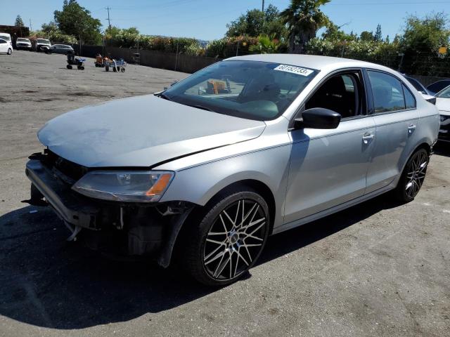 3VW1K7AJ7EM401433 - 2014 VOLKSWAGEN JETTA BASE 灰色 照片 1