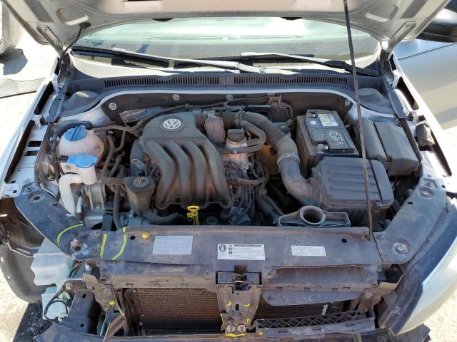 3VW1K7AJ7EM401433 - 2014 VOLKSWAGEN JETTA BASE 灰色 照片 11