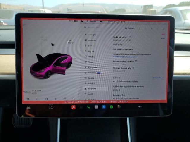 5YJ3E1EA0JF011458 - 2018 TESLA MODEL 3 Schwarz Foto 9