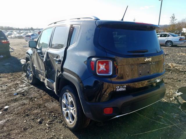 ZACCJBDT8GPD46294 - 2016 JEEP RENEGADE LIMITED  photo 3