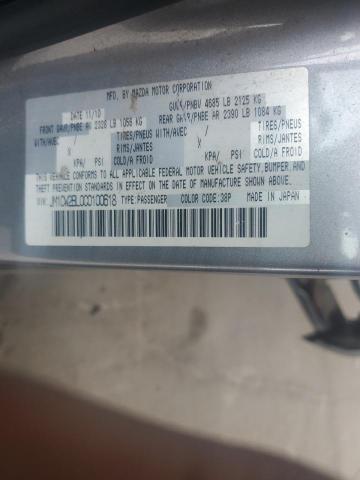 JM1CW2BL0C0100618 - 2012 MAZDA 5 SILVER photo 12