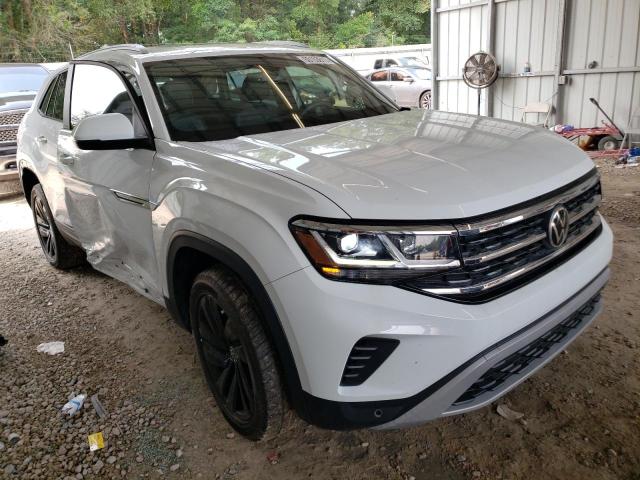 1V2JE2CAXMC235790 - 2021 VOLKSWAGEN ATLAS CROS SE Белый фото 4