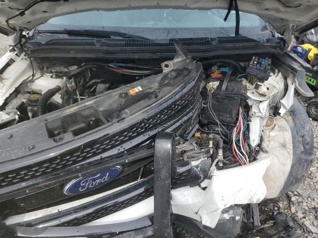 1FM5K8AR7EGB27639 - 2014 FORD EXPLORER POLICE INTERCEPTOR WHITE photo 11