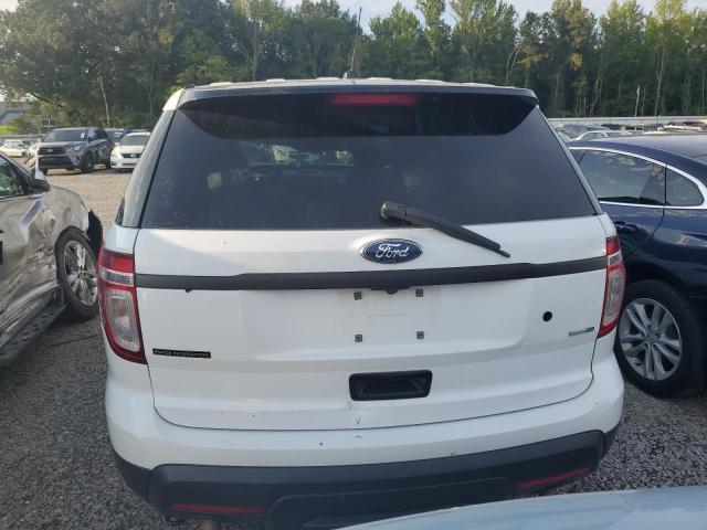 1FM5K8AR7EGB27639 - 2014 FORD EXPLORER POLICE INTERCEPTOR WHITE photo 6