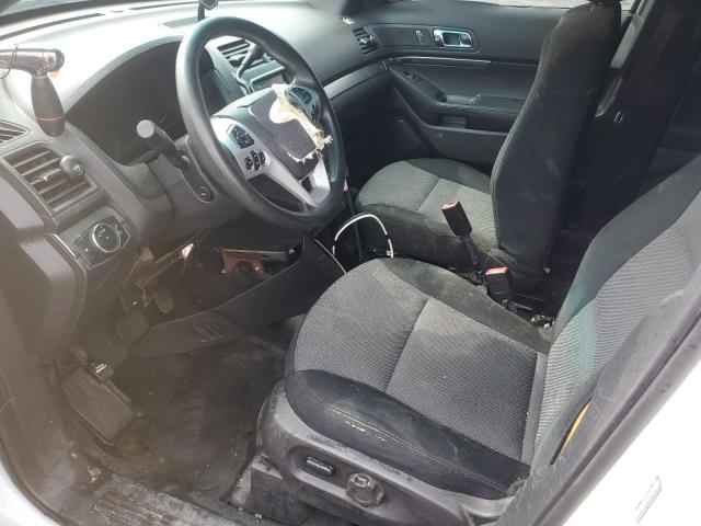 1FM5K8AR7EGB27639 - 2014 FORD EXPLORER POLICE INTERCEPTOR WHITE photo 7
