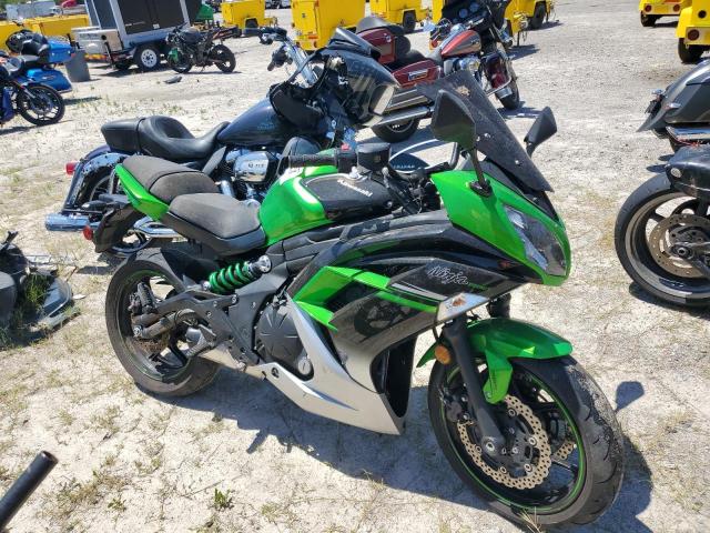 JKAEXEF1XGDA28418 - 2016 KAWASAKI EX650 F GREEN photo 1