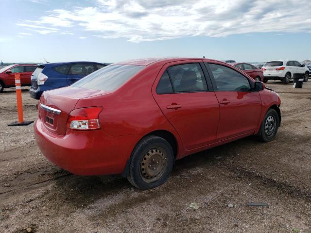 JTDBT4K38B1402280 - 2011 TOYOTA YARIS AUTO RED photo 3