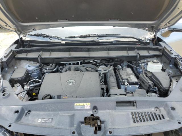 5TDHZRBH6MS073750 - 2021 TOYOTA HIGHLANDER XLE BLUE photo 12