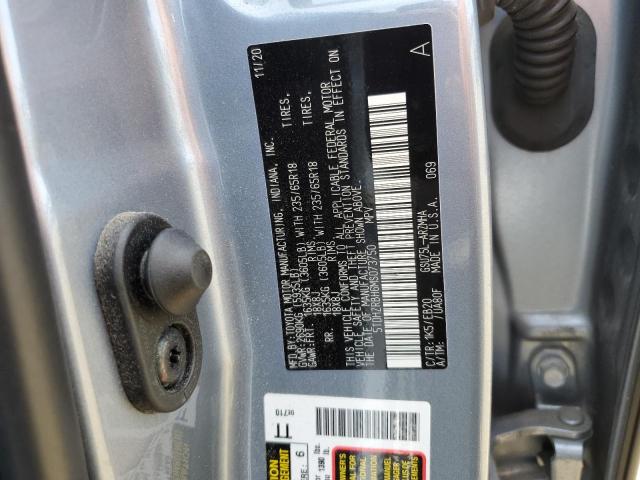 5TDHZRBH6MS073750 - 2021 TOYOTA HIGHLANDER XLE BLUE photo 14