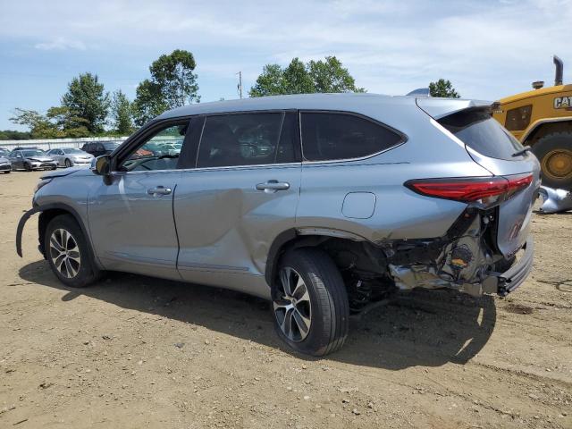 5TDHZRBH6MS073750 - 2021 TOYOTA HIGHLANDER XLE BLUE photo 2