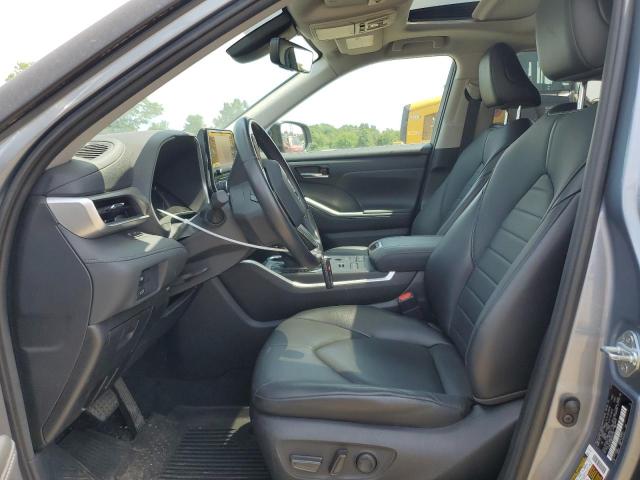 5TDHZRBH6MS073750 - 2021 TOYOTA HIGHLANDER XLE BLUE photo 7