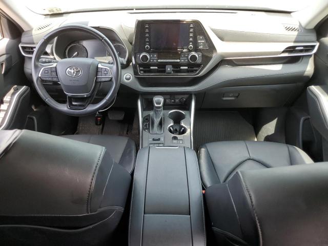 5TDHZRBH6MS073750 - 2021 TOYOTA HIGHLANDER XLE BLUE photo 8