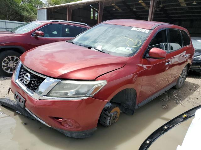 5N1AR2MN2EC716993 - 2014 NISSAN PATHFINDER S RED photo 1