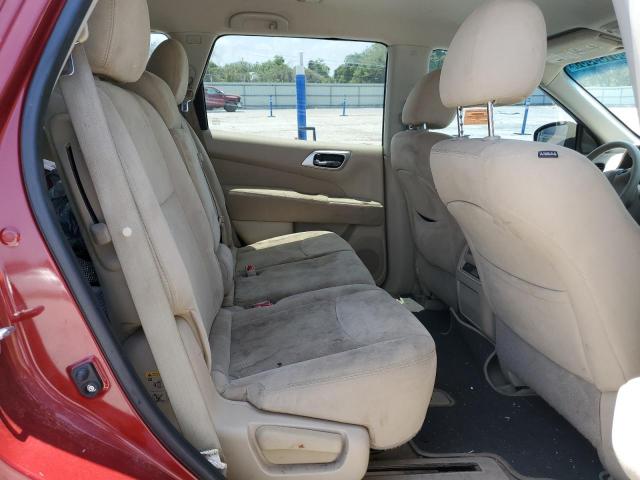 5N1AR2MN2EC716993 - 2014 NISSAN PATHFINDER S RED photo 10
