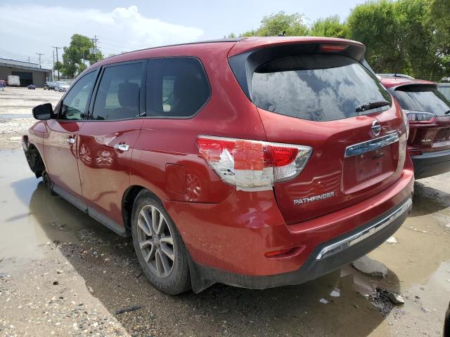 5N1AR2MN2EC716993 - 2014 NISSAN PATHFINDER S RED photo 2
