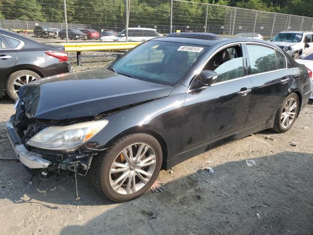 KMHGC4DD7DU238206 - 2013 HYUNDAI GENESIS 3.8L BLACK photo 1