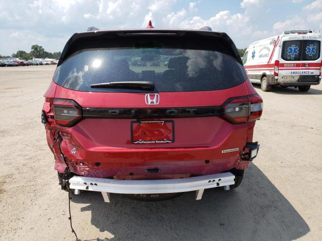 5FNYG1H72RB042609 - 2024 HONDA PILOT TOURING RED photo 6