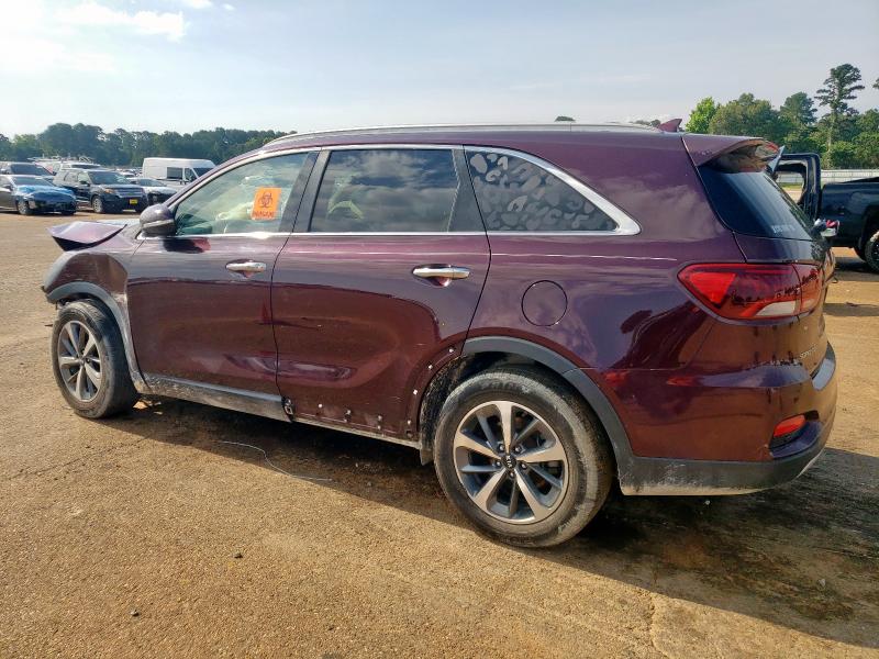 5XYPH4A53KG457813 - 2019 KIA SORENTO EX Bordo foto 2