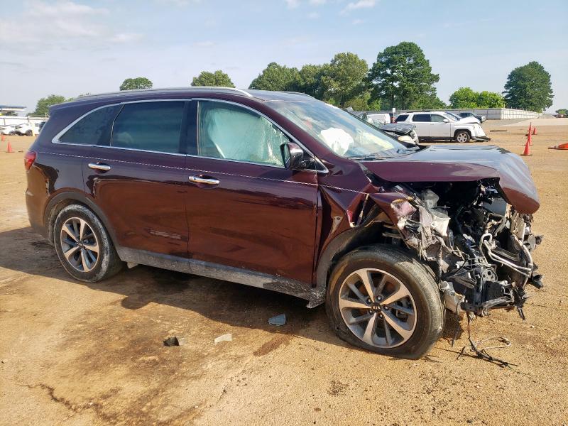 5XYPH4A53KG457813 - 2019 KIA SORENTO EX Bordo foto 4