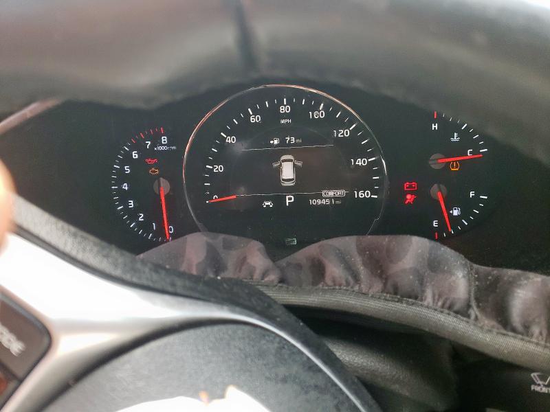 5XYPH4A53KG457813 - 2019 KIA SORENTO EX Bordo foto 9